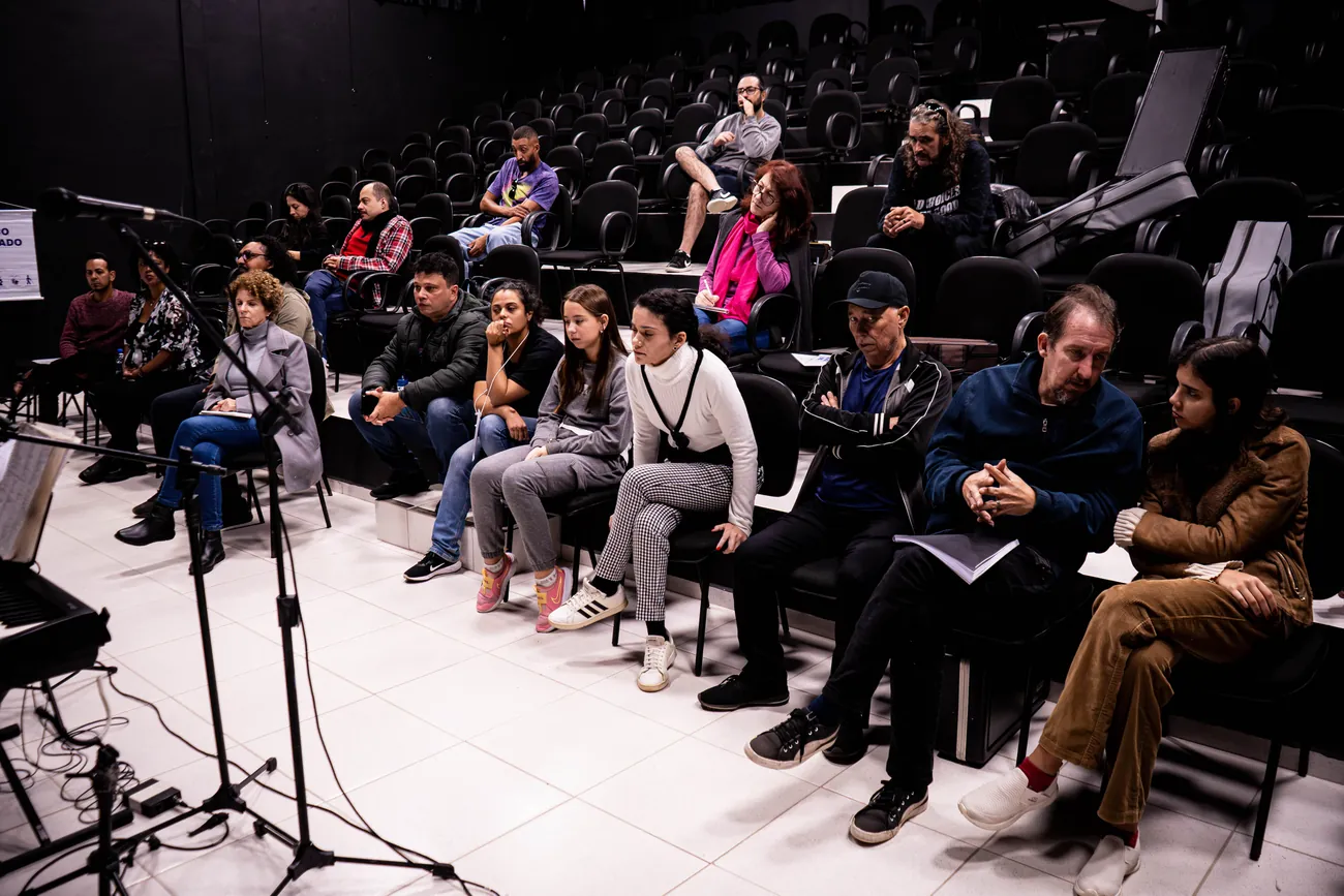Oficina formativa com músicos da região